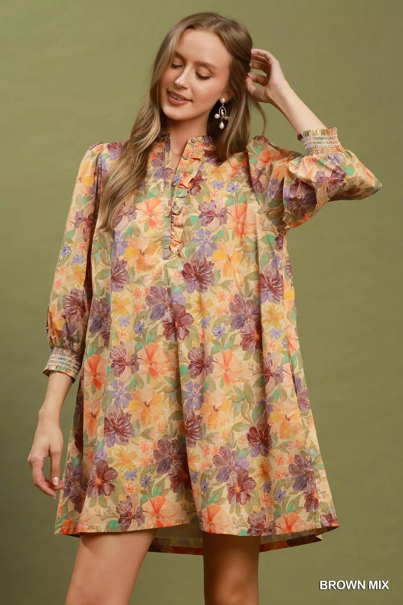 mini autumn dresses Thats So Fetch | Autumn Long Sleeve Mini Dress | plum